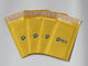 tùy chỉnh in màu vàng Kraft Bubble Mailer, Túi bưu chính có đệm 165 * 200 + 40mm và 150 * 180 + 40mm