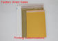 Tùy chỉnh in màu vàng Kraft giấy bong bóng Mailers có đệm Bưu chính 10 * 12 inch